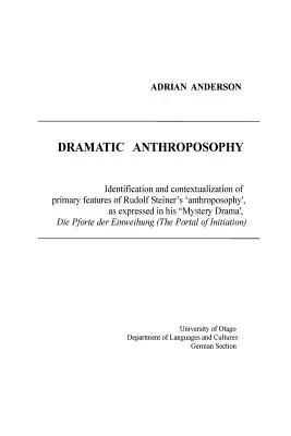 Antroposofía dramática - Dramatic Anthroposophy