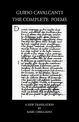 Guido Cavalcanti, los poemas completos - Guido Cavalcanti, the Complete Poems