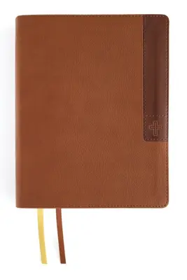 Niv, Biblia Journal the Word (Perfecta para tomar notas), Letra grande, Leathersoft, Marrón, Letra roja, Impresión cómoda: Reflexiona, toma notas o crea arte - Niv, Journal the Word Bible (Perfect for Note-Taking), Large Print, Leathersoft, Brown, Red Letter, Comfort Print: Reflect, Take Notes, or Create Art