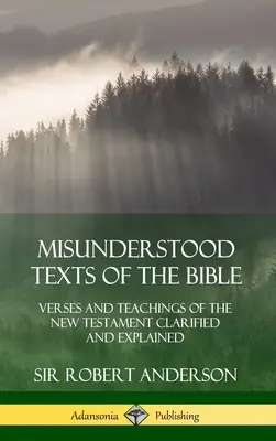 Textos incomprendidos de la Biblia: Versículos y enseñanzas del Nuevo Testamento aclarados y explicados (tapa dura) - Misunderstood Texts of the Bible: Verses and Teachings of the New Testament Clarified and Explained (Hardcover)