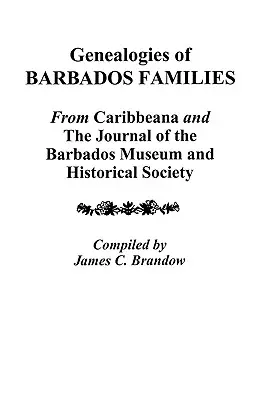 Genealogías de familias de Barbados - Genealogies of Barbados Families