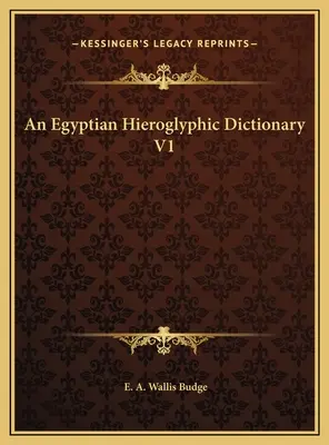 Diccionario de jeroglíficos egipcios V1 - An Egyptian Hieroglyphic Dictionary V1