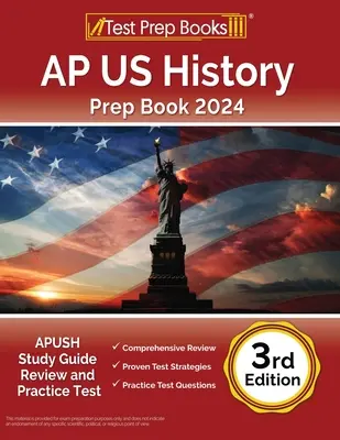 AP US History Prep Book 2024: APUSH Guía de Estudio Revisión y Prueba de Práctica [3 ª Edición] - AP US History Prep Book 2024: APUSH Study Guide Review and Practice Test [3rd Edition]