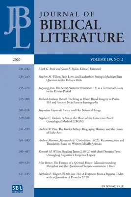 Revista de Literatura Bíblica 139.2 (2020) - Journal of Biblical Literature 139.2 (2020)