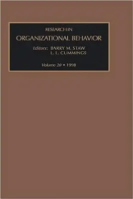 Investigación en comportamiento organizativo: Volumen 20 - Research in Organizational Behavior: Volume 20