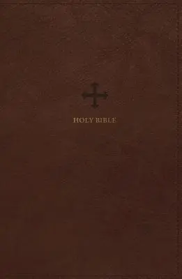 Nrsv, Biblia Católica, Tamaño Personal Estándar, Piel suave, Marrón, Impresión Confort: Santa Biblia - Nrsv, Catholic Bible, Standard Personal Size, Leathersoft, Brown, Comfort Print: Holy Bible