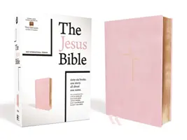 La Biblia de Jesús, Edición NVI, Piel sobre cartoné, Rosa, Indizada, Impresión confort - The Jesus Bible, NIV Edition, Leathersoft Over Board, Pink, Indexed, Comfort Print