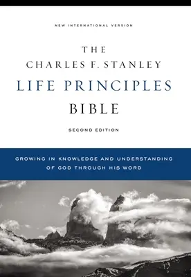 Niv, Charles F. Stanley Biblia de los Principios de la Vida, 2ª Edición, Tapa dura, Impresión confort: Santa Biblia, Nueva Versión Internacional - Niv, Charles F. Stanley Life Principles Bible, 2nd Edition, Hardcover, Comfort Print: Holy Bible, New International Version