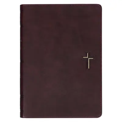 NLT Santa Biblia Biblia de devoción diaria para hombres New Living Translation, cuero vegano, emblema de la cruz - NLT Holy Bible Everyday Devotional Bible for Men New Living Translation, Vegan Leather, Cross Emblem