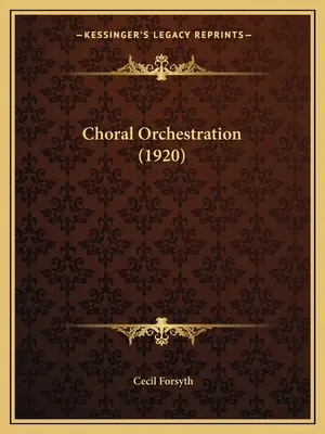 Orquestación coral - Choral Orchestration