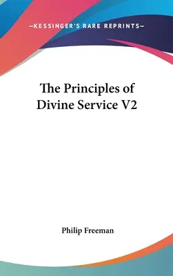 Los principios del Servicio Divino V2 - The Principles of Divine Service V2