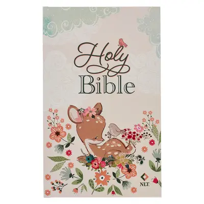 NLT Keepsake Santa Biblia para Bebé Niña Bautizo Pascua, Nueva Traducción Viviente, Rosa - NLT Keepsake Holy Bible for Baby Girls Baptism Easter, New Living Translation, Pink