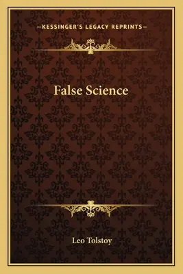 Falsa Ciencia - False Science