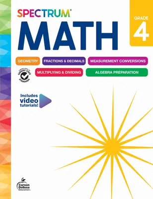 Spectrum Math Workbook, Grado 4 - Spectrum Math Workbook, Grade 4