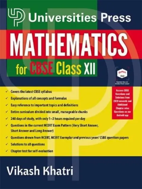 Matemáticas para Cbse Clase XII - Mathematics for Cbse Class XII