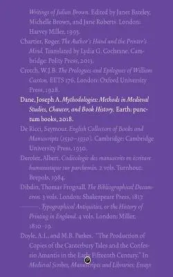 Mitodologías: Métodos de los estudios medievales, Chaucer y la historia del libro - Mythodologies: Methods in Medieval Studies, Chaucer, and Book History