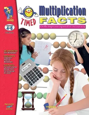 Ejercicios cronometrados de multiplicación Grados 4-6 - Timed Multiplication Drill Facts Grades 4-6