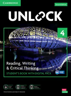 Unlock Level 4 Reading, Writing and Critical Thinking Libro del alumno con pack digital [Con eBook] - Unlock Level 4 Reading, Writing and Critical Thinking Student's Book with Digital Pack [With eBook]