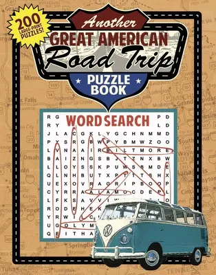 Otro libro de rompecabezas del gran viaje por carretera estadounidense - Another Great American Road Trip Puzzle Book