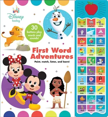 Apple Disney Baby First Word Adventures Libro de Sonidos - Apple Disney Baby First Word Adventures Sound Book