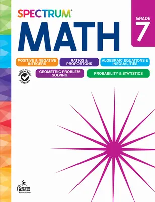 Spectrum Math Workbook, Grado 7 - Spectrum Math Workbook, Grade 7