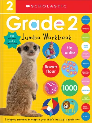 Libro de ejercicios Jumbo de segundo curso: Scholastic Early Learners - Second Grade Jumbo Workbook: Scholastic Early Learners