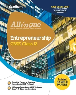 All In One Class 12th Entrepreneurship para el examen CBSE 2024 - All In One Class 12th Entrepreneurship for CBSE Exam 2024