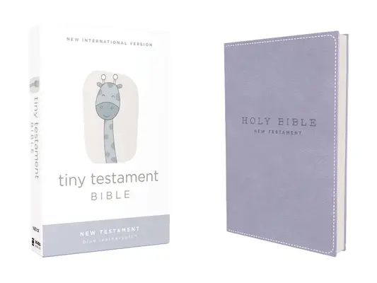 Niv, Biblia del Pequeño Testamento, Nuevo Testamento, Leathersoft, Azul, Comfort Print - Niv, Tiny Testament Bible, New Testament, Leathersoft, Blue, Comfort Print