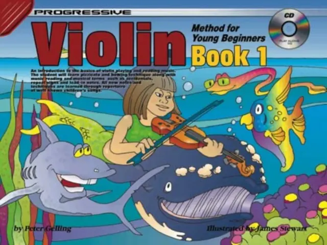 Método progresivo de violín para jóvenes principiantes-Bk 1 - Progressive Violin Method for Young Beginners-Bk 1