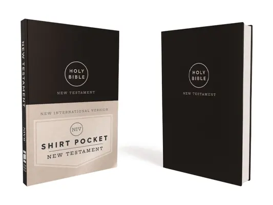 Niv, bolsillo de la camisa Nuevo Testamento, Leathersoft, Negro, Comfort Print - Niv, Shirt Pocket New Testament, Leathersoft, Black, Comfort Print