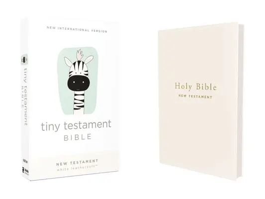 Niv, Biblia Pequeño Testamento, Nuevo Testamento, Leathersoft, Blanco, Comfort Print - Niv, Tiny Testament Bible, New Testament, Leathersoft, White, Comfort Print