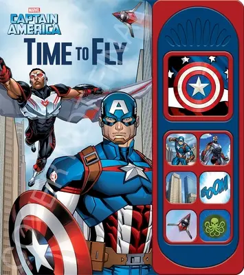 Marvel Capitán América: La Hora de Volar Libro de Sonidos - Marvel Captain America: Time to Fly Sound Book