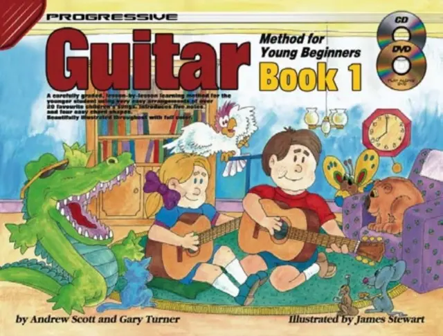 Método progresivo de guitarra para jóvenes principiantes-Bk 1 - Progressive Guitar Method for Young Beginners-Bk 1