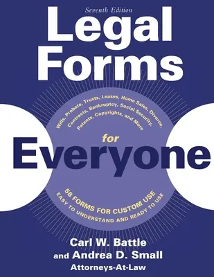 Formularios jurídicos para todos: Testamentos, Sucesiones, Fideicomisos, Arrendamientos, Compraventa de Viviendas, Divorcios, Contratos, Quiebras, Seguridad Social, Patentes, Derechos de Autor, y - Legal Forms for Everyone: Wills, Probate, Trusts, Leases, Home Sales, Divorce, Contracts, Bankruptcy, Social Security, Patents, Copyrights, and