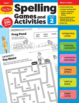 Spelling Games and Activities, Grade 2 Teacher Resource (Juegos y actividades de ortografía, 2º curso) - Spelling Games and Activities, Grade 2 Teacher Resource