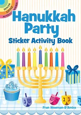 Libro de actividades con pegatinas para la fiesta de Hanukkah - Hanukkah Party Sticker Activity Book