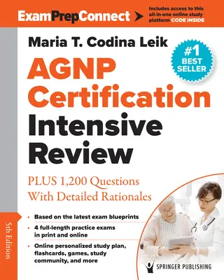 Revisión intensiva de la certificación Agnp: Más 1.200 preguntas con justificaciones detalladas - Agnp Certification Intensive Review: Plus 1,200 Questions with Detailed Rationales