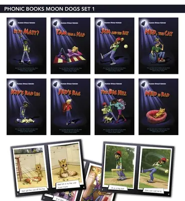 Libros fónicos Moon Dogs Set 1 - Phonic Books Moon Dogs Set 1