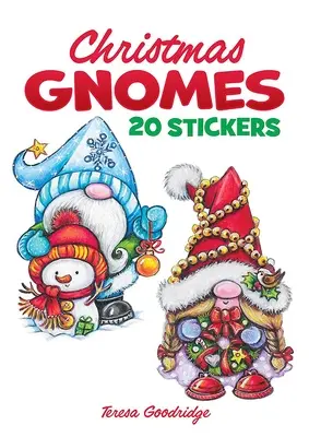 Gnomos de Navidad: 20 pegatinas - Christmas Gnomes: 20 Stickers