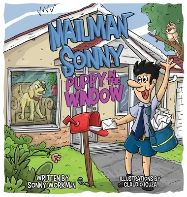 El cachorro del cartero Sonny en la ventana - Mailman Sonny Puppy In The Window