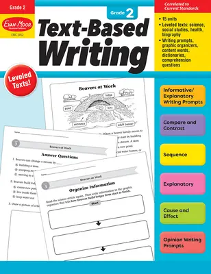 Escritura basada en textos, 2º curso Recurso para el profesor - Text-Based Writing, Grade 2 Teacher Resource