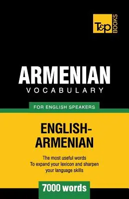 Vocabulario armenio para angloparlantes - 7000 palabras - Armenian vocabulary for English speakers - 7000 words