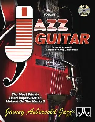 Jamey Aebersold Jazz, -- Jazz Guitar, Vol 1: ¡El método de improvisación más utilizado del mercado!, Spiral-Bound Book & 2 CDs - Jamey Aebersold Jazz, -- Jazz Guitar, Vol 1: The Most Widely Used Improvisation Method on the Market!, Spiral-Bound Book & 2 CDs