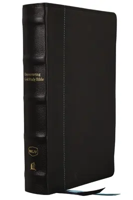 Biblia de estudio Encuentro con Dios: La voz de la vida cristiana en el canto: O himnos y escritores de himnos de muchas tierras y edades Almas muertas (Royal Collector's Edition) - Encountering God Study Bible: Insights from Blackaby Ministries on Living Our Faith (Nkjv, Black Genuine Leather, Red Letter, Comfort Print, Thumb Ind