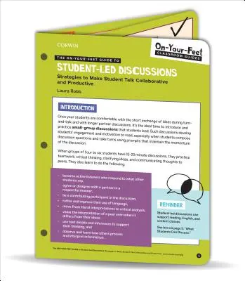 La guía para el debate dirigido por los estudiantes: Estrategias para que las conversaciones de los estudiantes sean colaborativas y productivas - The On-Your-Feet Guide to Student-Led Discussions: Strategies to Make Student Talk Collaborative and Productive