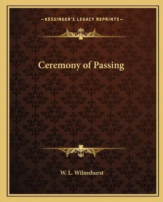 Ceremonia de paso - Ceremony of Passing