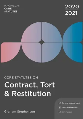 Estatutos básicos sobre contratos, responsabilidad civil y restitución 2020-21 - Core Statutes on Contract, Tort & Restitution 2020-21